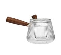 minkissy Teiera in Vetro Infusore, Bollitore per Tè a Vapore Trasparente da 1 Litro, Bollitore Creativo per Uso Domestico, Adatta per Tè Sfuso e Acque Aromatizzate