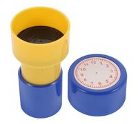 minkissy Timbro Didattico per Bambini Timbro per Orologi Autoinchiostrante Giocattolo Educativo per Riconoscimento del Dell'orologio Adatto per Scuola e Casa Strumento Versatile per L'apprendimento