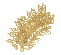 minkissy Toppe Ricamate Adesive Dorate a Motivo Nuvola, Set da 10 Applique Fai da Te per Decorazioni Abiti da Sposa, Costumi e Accessori Sartoriali per Feste e Spettacoli