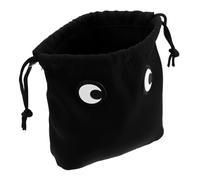 minkissy Trousse Cosmetica Portatile con Chiusura Coulisse Borsello Organizzato per Design Cartone Animato Occhi Grandi per Viaggi e