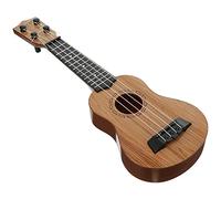 minkissy Ukulele Giocattolo in Plastica per Ragazzo Ragazza Principianti Design Creativo e Colore Assortito, Strumento Musicale Pratico e Durevole come Regalo Colore Casuale