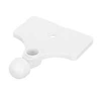minkissy Vassoio Portaoggetti e Stoccaggio per Supporto Infusione in Abs Bianco, Resistente e Portatile, Compatibile Foro 25mm/32mm, per Uso su Sedia a Rotelle