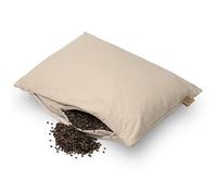 MinkovHOME Cuscino Grano Saraceno Bio, Ergonomico, Traspirante, Federa in Cotone e Morbido, Supporto Naturale per il Benessere Cervicale, 30 x 40 cm