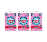 Minky Confezione da 6 salviette in spugna (3 x 2 pezzi)