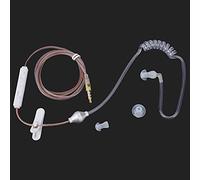 Minleshry Air Tube Security Earpiece con Microfono, Cuffia Cablata con | Auricolare flessibile per esercizi di guida, protezione dalle radiazioni, spina da 3,5 mm per dispositivi iOS e