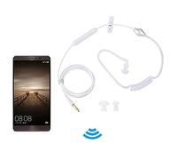 Minleshry Air Tube Security Earpiece con Microfono, Cuffia Cablata con | Auricolare flessibile per esercizi di guida, protezione dalle radiazioni, spina da 3,5 mm per dispositivi iOS e