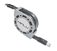 Minlu Scalabile USB C Lightning Cavo 1.2M 2Pacchetto MFi Certificato iPhone 14/13/12/11 Cavo di Ricarica Veloce C iPhone Tipo C Caricatore Cavo per iPhone 14 13 12 11 Pro Max/Pro/Mini XS XR X (Gray)