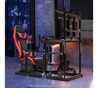 Minneer abitacolo simulatore corsa sedile rosso e supporto TV per Logitech
