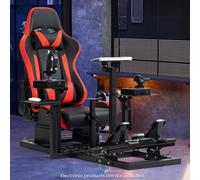 Minneer Cockpit Di Simulazione Di Volo Pro Con Sedile Rosso Per Logitech G29 X52
