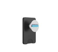 Minnesota Flag, MINNESOTA - SAINT PAOL in lettere maiuscole PopSockets PopWallet per MagSafe