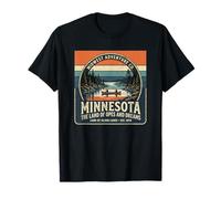 Minnesota la Terra delle opes e dei Sogni Divertente Midwest dicendo Maglietta