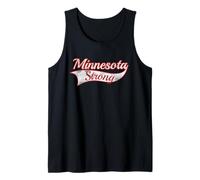 Minnesota Strong Powerful Message Varsity Style Throwback Canotta