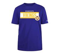 MINNESOTA VIKINGS New Era cap NFL Regular t-Shirt ad Alta densità Serigrafia Grafica Frontale Originale Colore della Squadra Unisex Viola