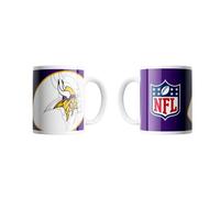Minnesota Vikings NFL - Tazza da caffè Mug ** Shadow Logo and Shield ** 330 ml