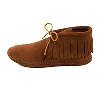 Minnetonka Classic Fringe - Stivaletti Uomo, Marrone (Brown), 39 EU