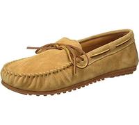 Minnetonka Classic Moc - Mocassini Uomo, Beige (Taupe), 46 EU