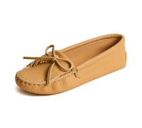 Minnetonka Kilty - Mocassino da donna con suola in morbida pelle, Pelle naturale, 5.5