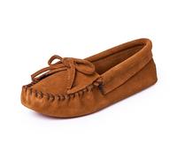 Minnetonka Kilty Suede Moc 102, Mocassini Donna, Marrone (BrownBrown), 37 EU
