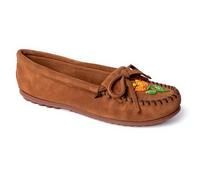 Minnetonka x Lucie Skjefte Ziigwan Waabigwan Moc da donna, Marrone, 36 EU