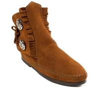 Minnetonka Men's Two Button Hardsole Boot 9 M Brown