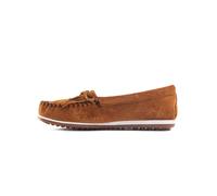 Minnetonka Mocassino 'Kilty plus' marrone / bianco Donna Minnetonka 36 marrone / bianco