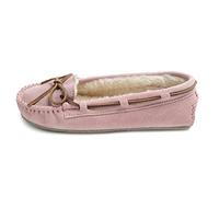Minnetonka Pantofola da donna in pelliccia sintetica, Rosa Blush, 38 EU
