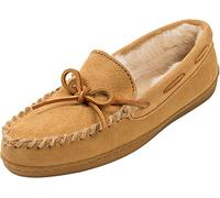 Minnetonka Pile Lined Hardsole 3901, Mocassini Uomo, Beige (Tan), 42 EU