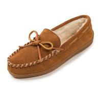 Minnetonka Pile Lined Hardsole, Mocassini Donna, Marrone (BrownBrown), 37 EU Larga