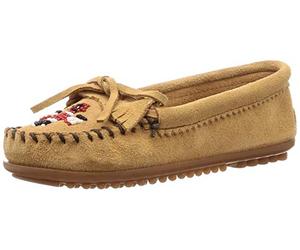 Minnetonka - Thunderbird Ii, Mocassino da donna, Beige (Beige/TPE), 38 EU