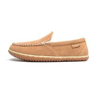 Minnetonka Tilden Mocassino Uomo Pelle Scamosciata Pantofole per interni ed esterni, Cannella, 8 Wide