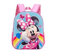 Minni Mouse Rainbow-Zaino 3D Piccolo, Multicolore