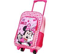 Minni Trolley Custodia Piegabile Deluxe Ruote Ragazze Rosa Valigia Cabin Borsa