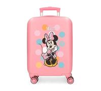 Minnie Coquette Trolley Abs 50 Cm 4 Ruote Rosa