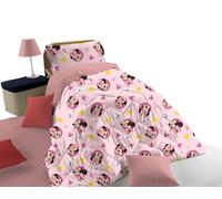 Minnie Disney, Trapunta Piumone Invernale Singolo, 1 Piazza,Rosa, In Cotone, Marvel, Cm.170x260, Letto Cameretta