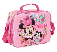 Minnie Mouse 3D Borsa Termica Frigo Borsa Frigo per Caldo e Freddo Impermeabile per Gite 25x9x19.5cm