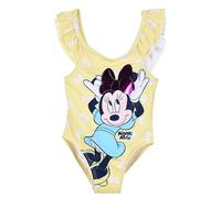 Minnie Mouse Bimba Costume da Bagno Un Pezzo (Giallo,3 Anni)