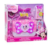 Just Play Set di Borsa con Il Fiocco di Minni Disney Junior, 7 Pezzi, Effetti Luminosi e sonori, Gioco di finzione, Giocattoli per Bambini dai 3 Anni