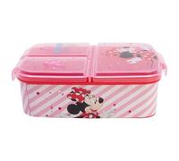 Minnie Mouse (Disney), scatola per panini per bambini a 3 scomparti, scatola per snack, scatola per il pranzo decorata, 1 pezzo (1 confezione), Minnie Mouse - Disney