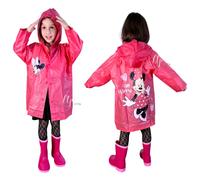 Minnie Mouse Giacca Para pioggia Impermeabile da 3-8anni Mantella Rosa Poncho