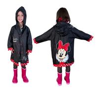 Minnie Mouse Giacca Para pioggia Impermeabile da 4-9anni Mantella Nero Poncho