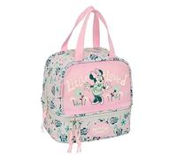 MINNIE MOUSE MINTY - Portamerienda, Portatodo, qualità e massima resistenza, porta cibo, ricreazione, spuntino e colazione, 20 x 15 x 20 cm