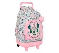 Safta Minnie Mouse Minty 33l 33x45x22cm Wheeled Backpack Rosa Bambini