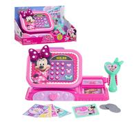 Registratore di cassa della fiocco-boutique di Minni Disney Junior con effetti sonori, giochi di finzione, giocattoli per bambini dai 3 anni in su di Just Play