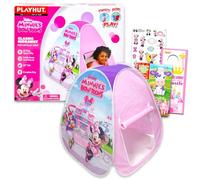 Minnie Mouse Tenda pop-up per bambini - Bundle con Minnie Play Tent per ragazzi e ragazze più adesivi, altro | Tenda Minnie per bambini e bambini