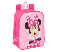 MINNIE MOUSE - Zaino per bambini, zaino per bambini, zaino per la scuola, adattabile al carrello, ideale per l'asilo, comodo e versatile, qualità e resistenza, 22 x 10 x 27 cm