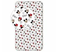 Minnie Parigi Lenzuola da Sotto con Angoli - Letto Singolo 90x200cm