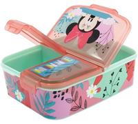Minnie Portapranzo Multiscomparto per Bambini Senza BPA Scuola 7x15x18 cm.
