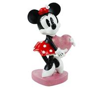 Minnie, statuetta da giardino in Love Disney, con licenza ufficiale, 21 x 13 cm, resistente alle intemperie, decorazione da giardino Disney in poliresina, per giardino, balcone, terrazza e soggiorno