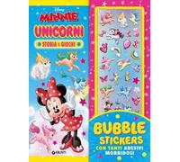Minnie. Unicorni. Bubble stickers. Storia e giochi. Ediz. a colori. Con Adesivi