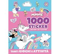 Minnie. Unicorni che passione! 1000 stickers. Tanti giochi e attività. Ediz. a colori. Con Adesivi